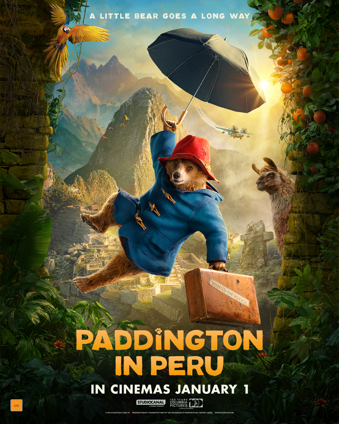 PADDINGTON IN PERU (CTC) – SUNDAY 2 FEBRUARY 2025 AT 2PM